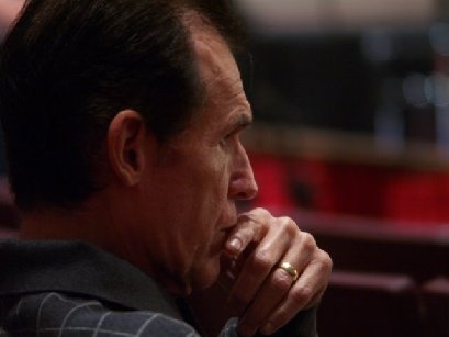 Keith at a rehearsal of "An American Requiem" (photo by LaDonna McKnight)